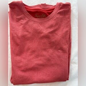 Tasso Elba Short Sleeve Tee in Salmon
